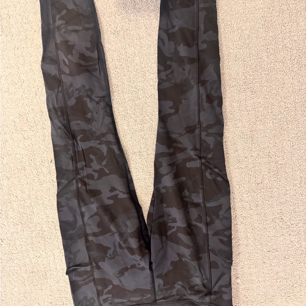 Lululemon Athletica Dark Camouflage Leggings